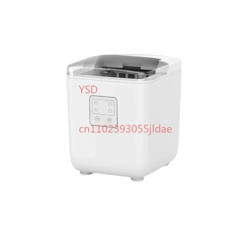 Multifunctional Round Ice Maker, Compact Portable Design for Dormitory Bar and Catering Usei