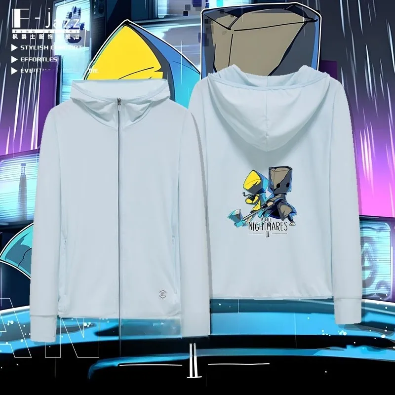 

Летняя модная куртка из ледяного шелка с длинными рукавами, быстросохнущая, с защитой от солнца, для мужчин и женщин, из полиэфирного волокна, с капюшоном