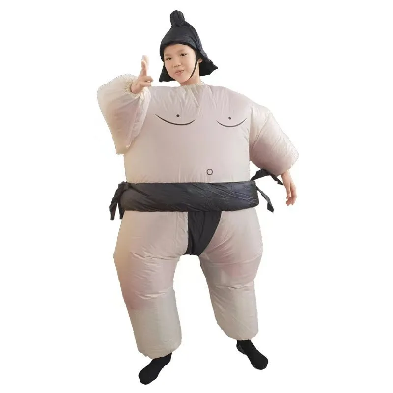 Adult Sumo Wrestler Costume Inflatable Suit Blow Up Outfit Cosplay Halloween Carnival Party Funny Dress For Men
