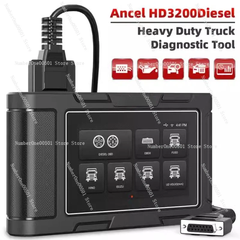 Scanner diagnostico per camion Diesel per impieghi gravosi HD3200 24V