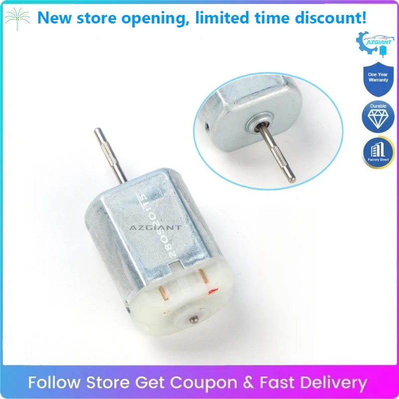 

AZGIANT Small Electric Motor 280 DC 3V -12V 12000RPM High Speed 52mm Shaft Car Accessories Hair Dryer Fans Tools DIY Toys