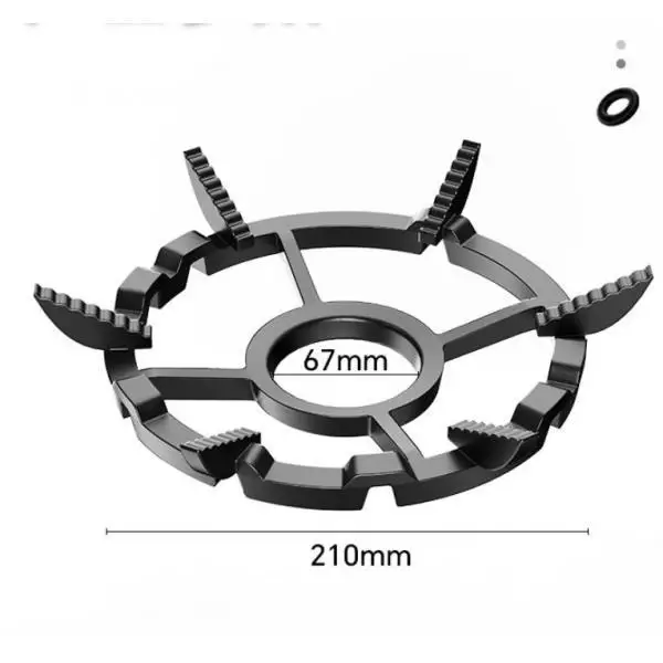 Cast Iron Wok Support Pan Stand Professional Heavy Duty Gas Burner Holder Wok for Kitchen Restaurant Cooking