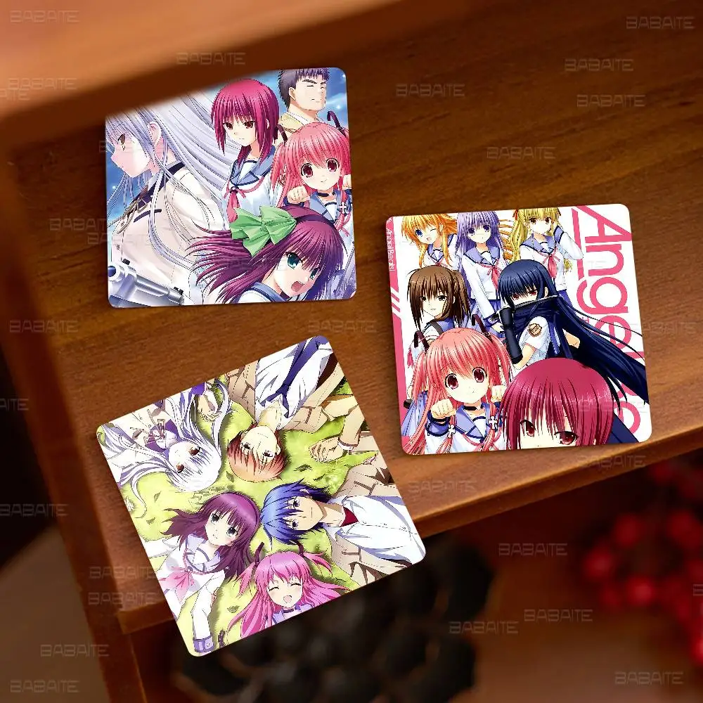 Angel Beats CARTOON Personalized Fridge Magnet Photo Custom Gifts Square Picture Refrigerator Kitchen Home Decor Souirs