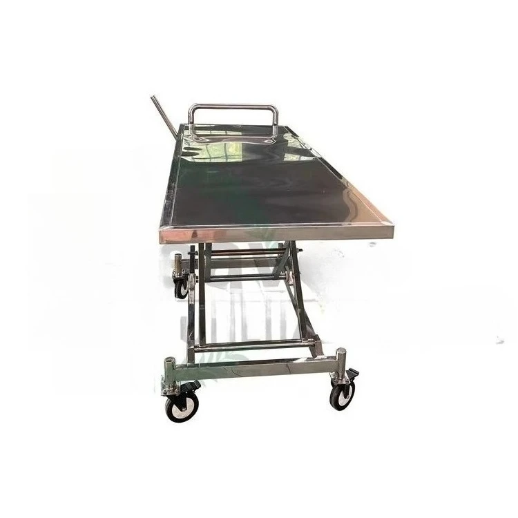

Wholesale Price Customized Durable Mortuary Corpse Lift Cart Flexible Mortuary Trolley