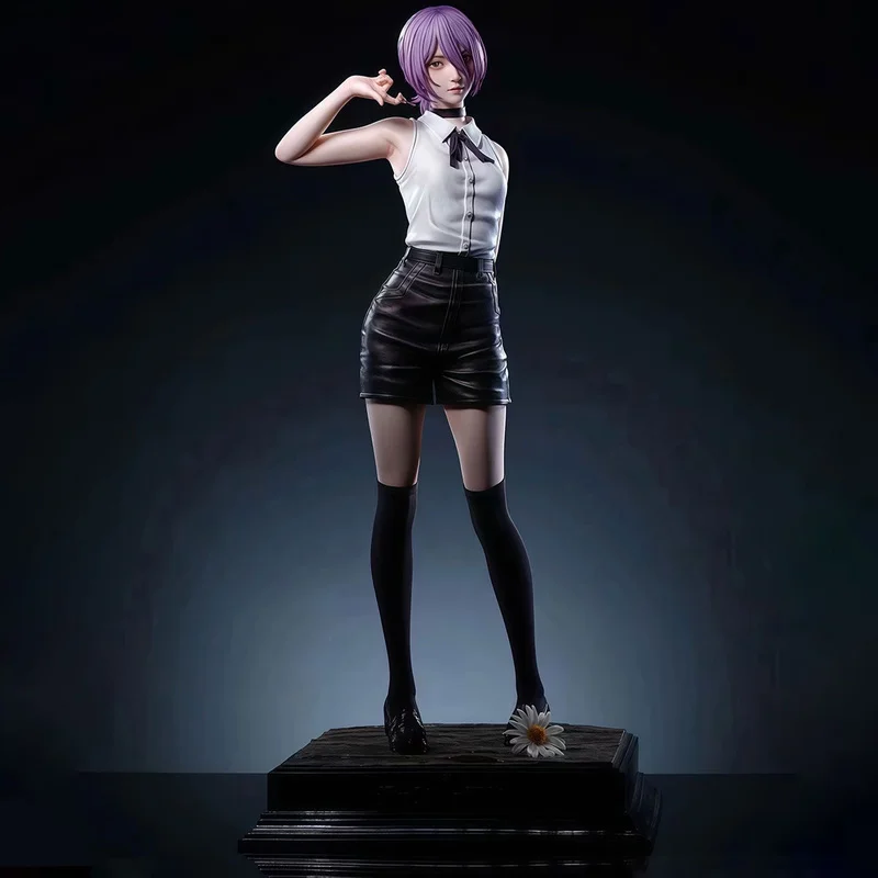 Devil Series Reze Pretty Girl Model Double Head Swap Chainsaw Man Reze Arc Anime Action Figures Ornament Statue Dolls Toys