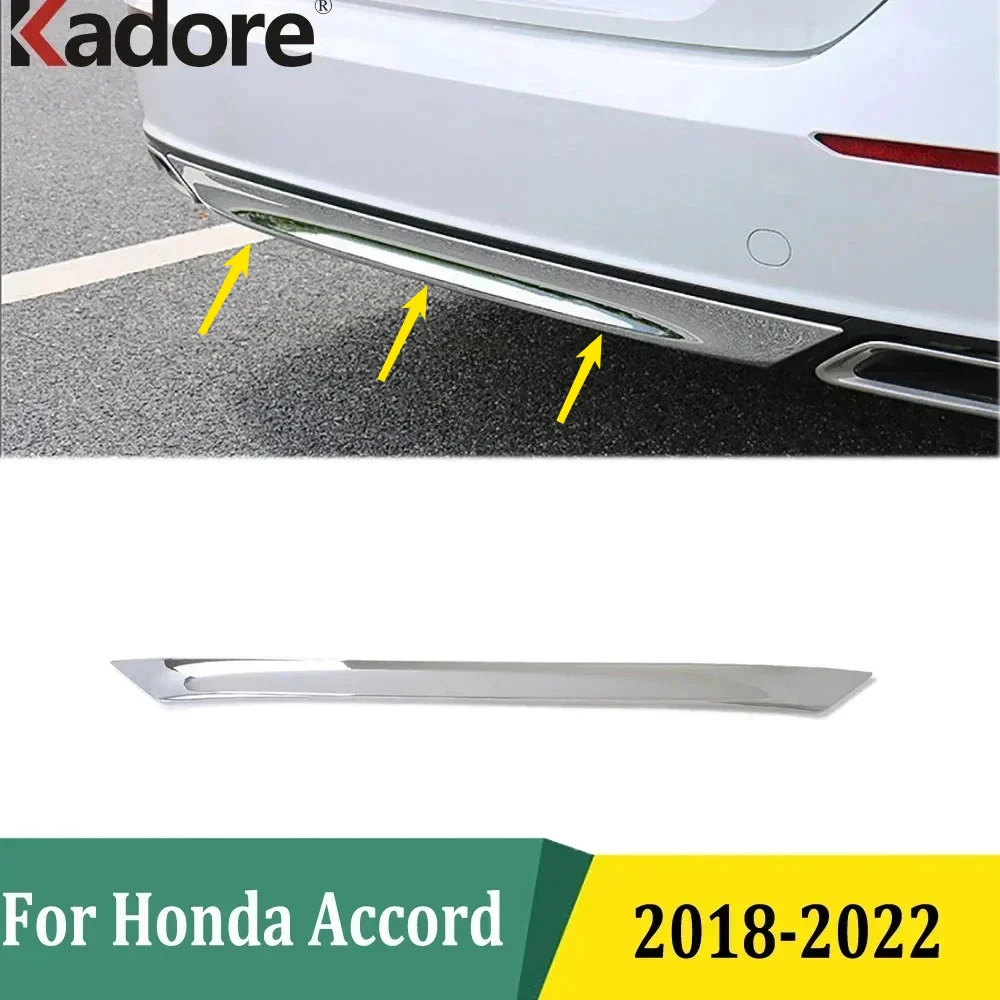 

Для Honda Accord 2018 2019 2020 2021 2022 хромированная защитная полоса багажника, задняя крышка багажника, накладка, внешние аксессуары