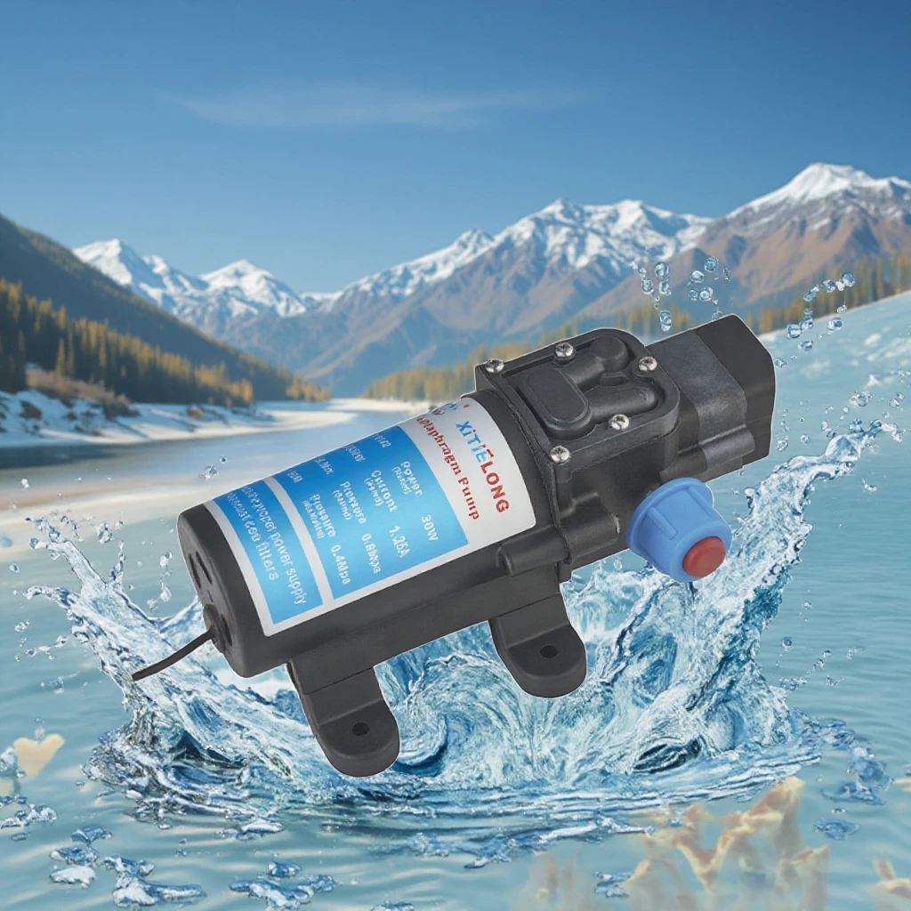 

0142YB-24-30 Электрический мембранный насос 30 Вт Автоматический запуск-стоп Производитель Оптовая продажа Садовая вода Подкачивающий насос низкого давления