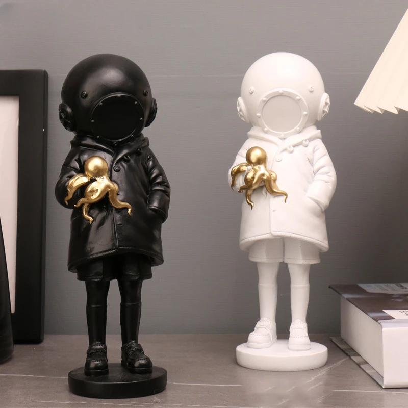 

Creative Diver Sculpture Room Decoration, Modern Abstract Decoration Home, Desk, Studio, Office, Gift, Home Table Decoration
