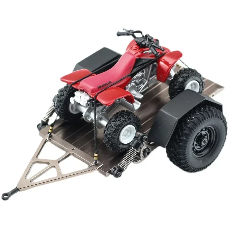 Orlandoo Hunter Model 132 35 with Shock Absorption Suspension Simulation Small Trailer Chassis CNC Metal Trailer Mood