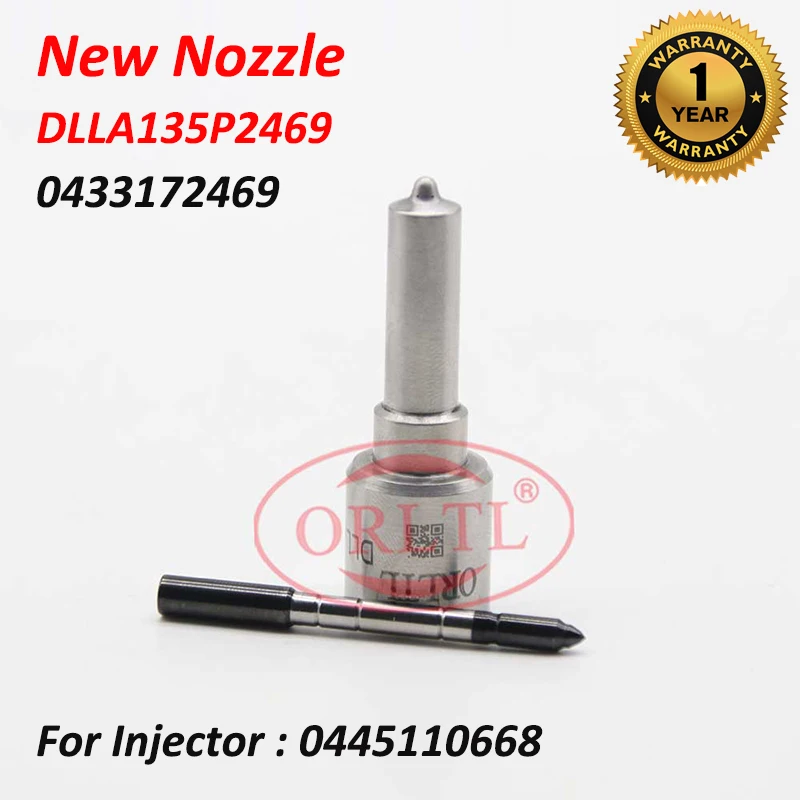 Diesel Injector Nozzle DLLA135P2469 0 433 172 469 Injection DLLA 135P 2469 0433172469 For Injector 0445110668 0 445 110 668