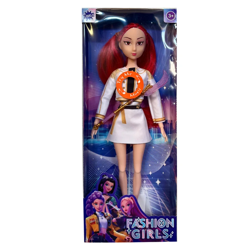 2026 Gorąca Anime K-Pop Figurka Winylowa Demon Hunter Rumi Mira Zoi Lalka Maska Prezent Urodzinowy dla Fanów