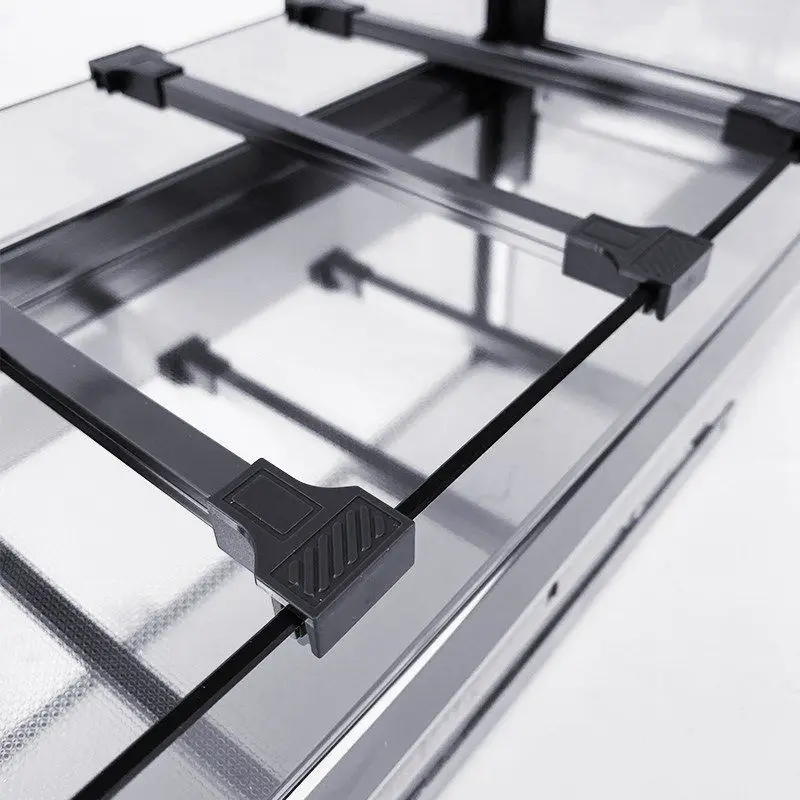cabinet Glass basket accessories Kitchen cabinet Built-in drawer basket partition strip Seasoning basket Shelf compartment