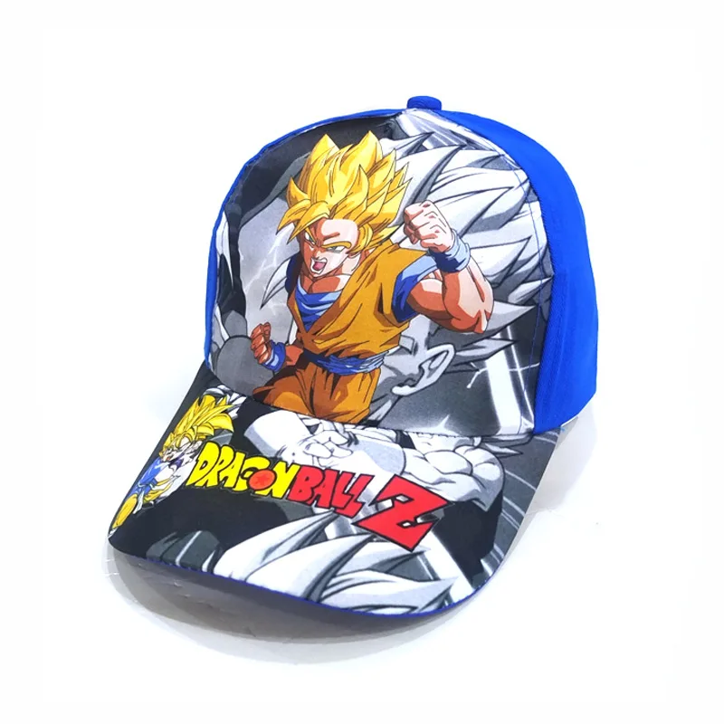 

Children's Cartoon Anime Dragon Ball Peripheral Baseball Cap Print Kids Duck Tongue Cap Male and Female Sunshade Hat Best Gift