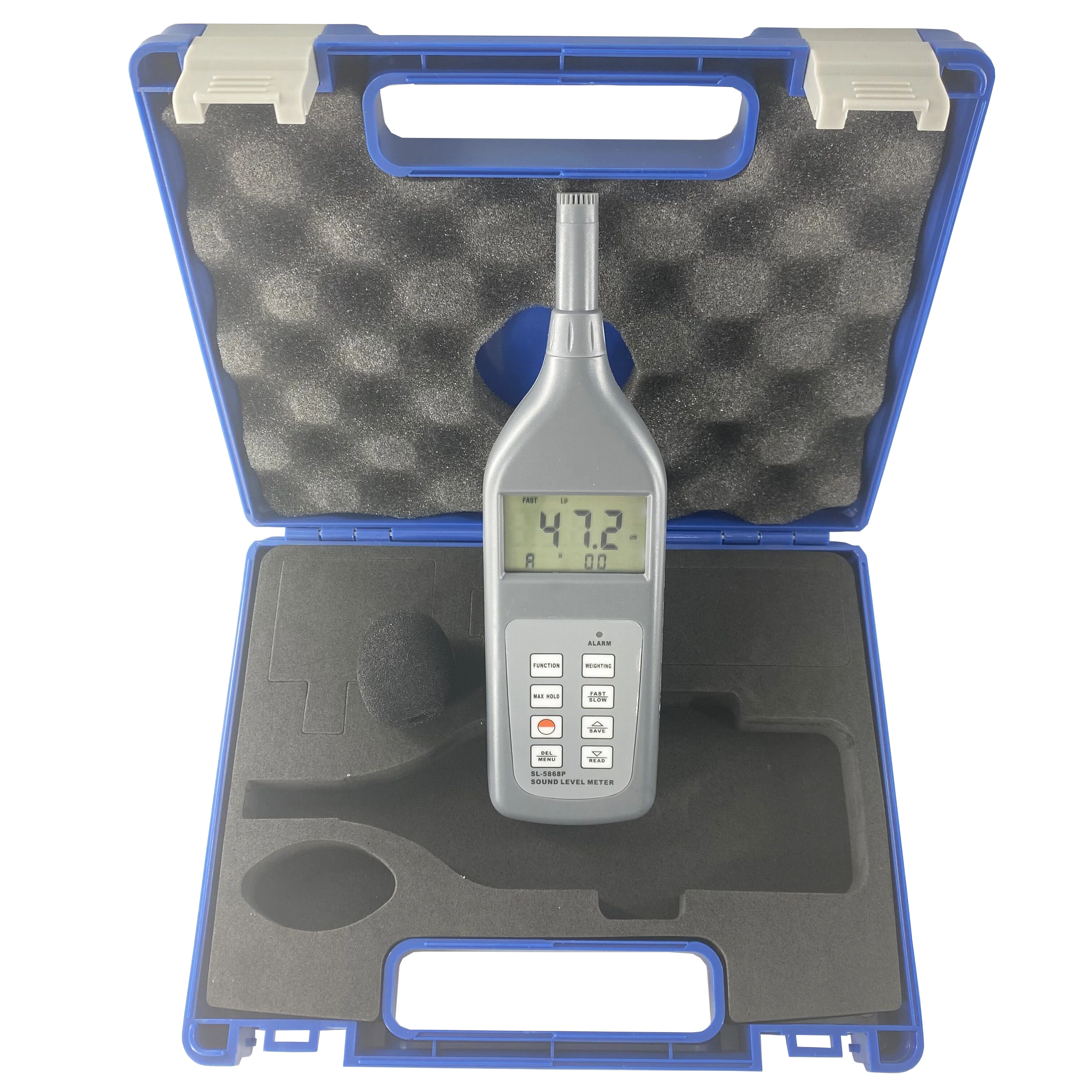 Digital Sound Level Meter SL-5868P Noise Meter Tester With 0.1dB Resolution 4 measurement parameters