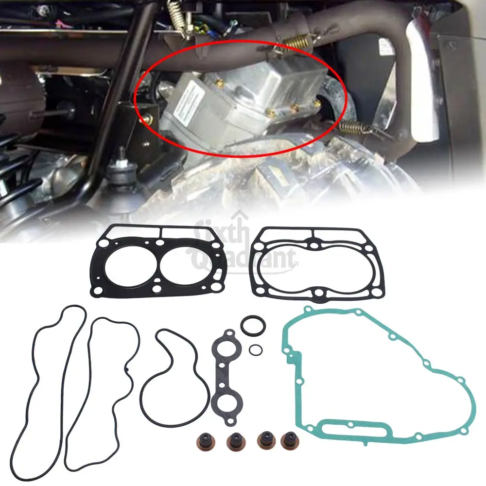 

UTV верхняя и нижняя часть цилиндра, комплект герметичных уплотнений для Polaris RZR S 4 800 Ranger 800 Crew/среднего размера 2011-2017, аксессуары