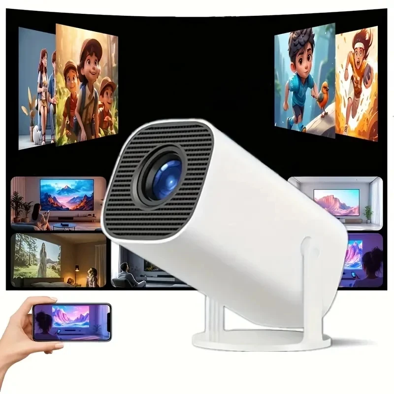 p30pro-portable projectors built-in android 11 os180° rotatable angle adjustable for home theater-christmasupgrated hy300