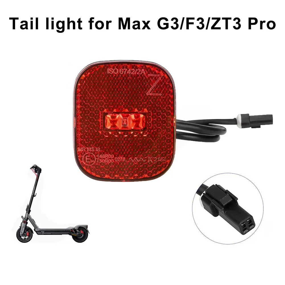 

For Ninebot For Max G3 F3 Electric Scooter Tail Light Replacement Rear Brake Light with Waterproof ABS Material