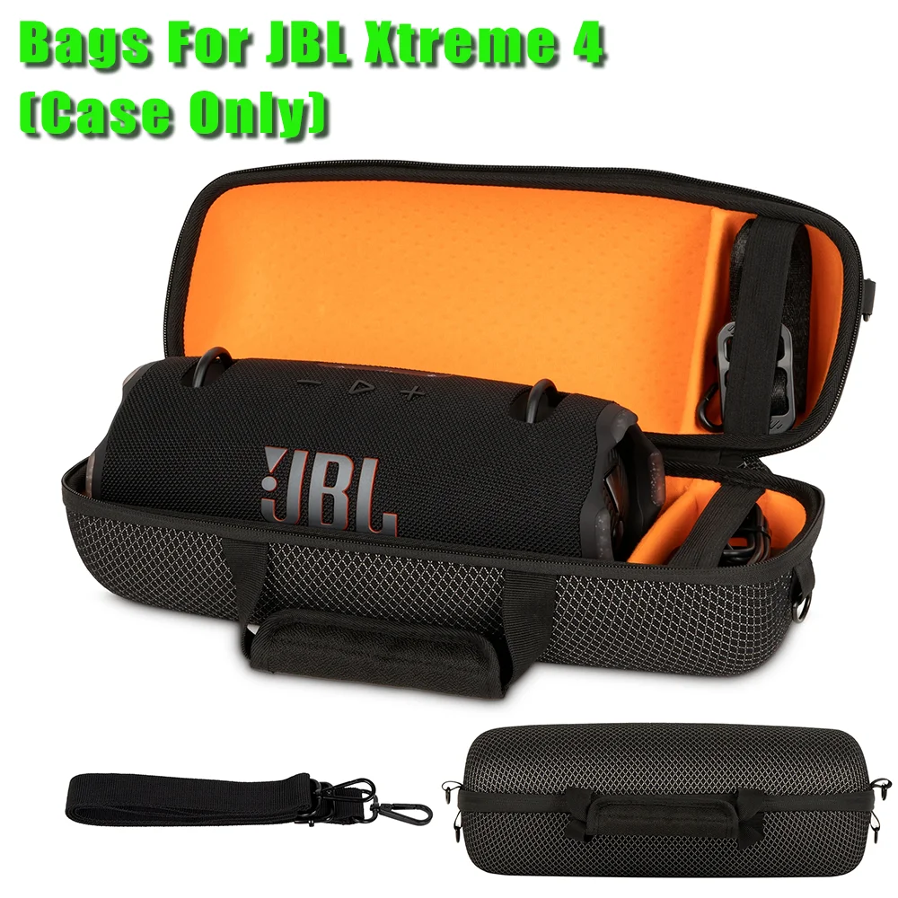 

Portable Speaker Case for JBL Xtreme 4/3, Hard Shell Waterproof Storage Bag with Shoulder Strap and Accessory Pouch