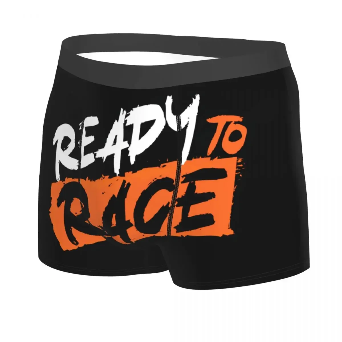 Custom Ready To Race Logo Boxers Shorts Men Motocross Bitumen Briefs Underwear Cool Underpants