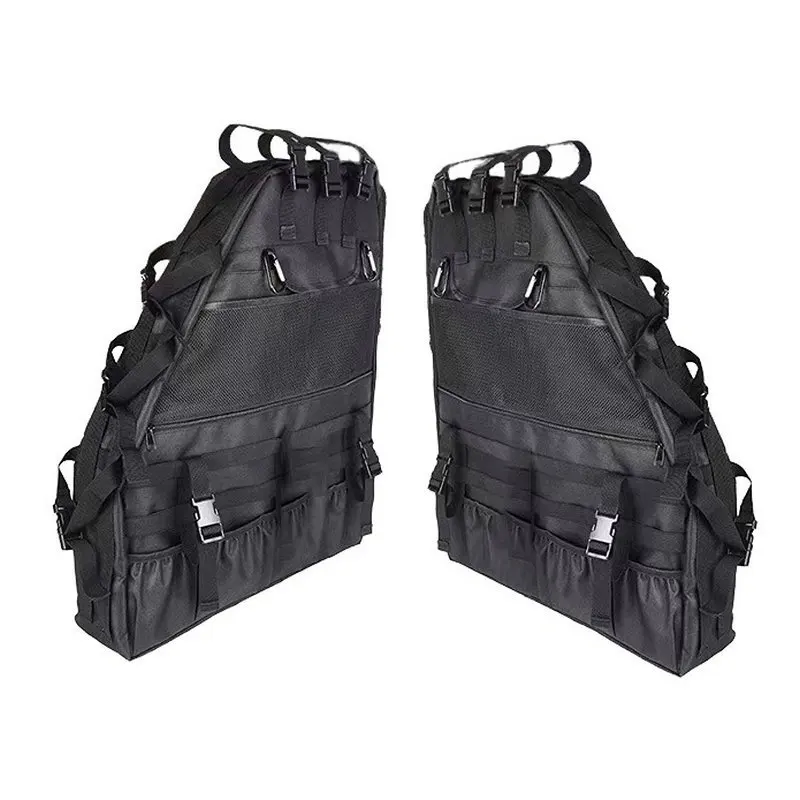 

Многофункциональная грузовая сумка, сумка для хранения в рулоне, клетка для 4-дверного органайзера Wrangler JK JKU TJ LJ 1997-2019 годов с несколькими карманами