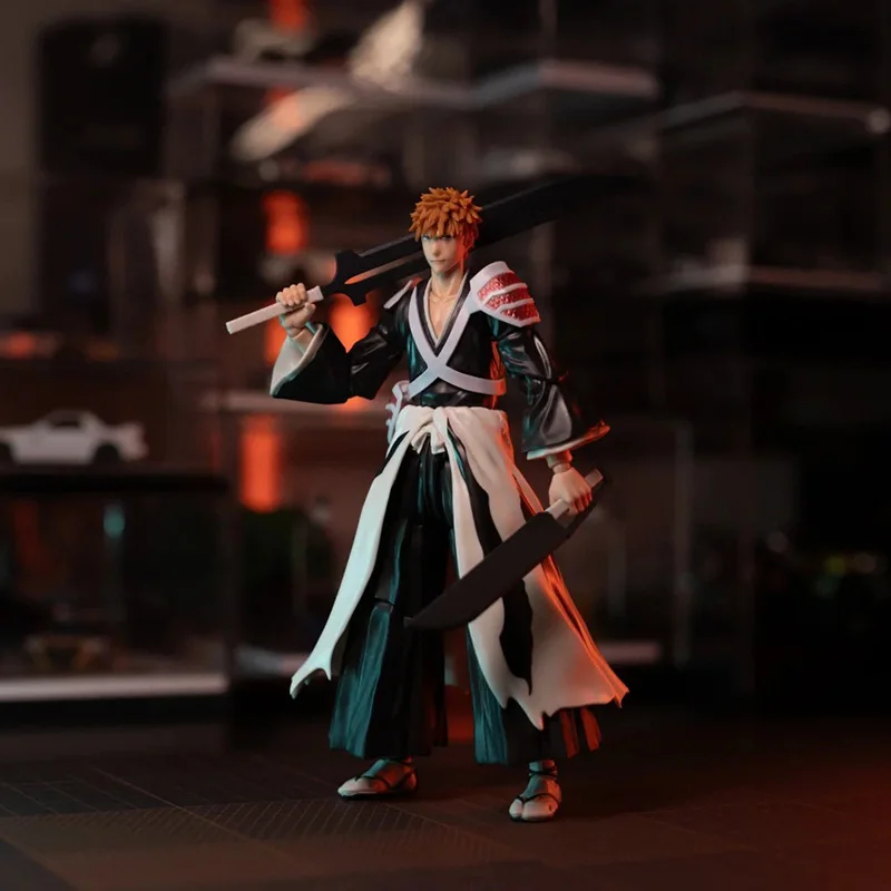 

В наличии Bandai Bleach Ichigo Kurosaki фигурка тысячелетней кровь войны аниме товар статуя персонажа модель Коллекционная модель