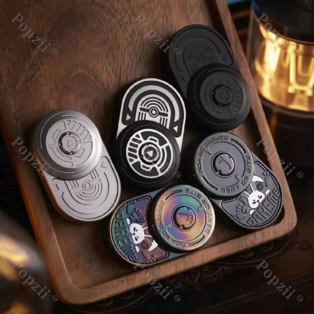 MOT MIX EDC Ceramic Coating Rotates Left And Right 360° Fidgeting Toys Mechanical Multi Orbit Push Slider Adult Anxiety Toys