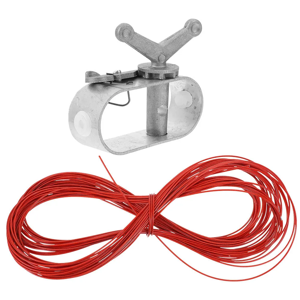 

1 Set Swimming Pool Cable Winch Kit Aluminum Cable Tightener For Winter Pool Cover Fastening Outdoor Safety Cover Hoist Tool