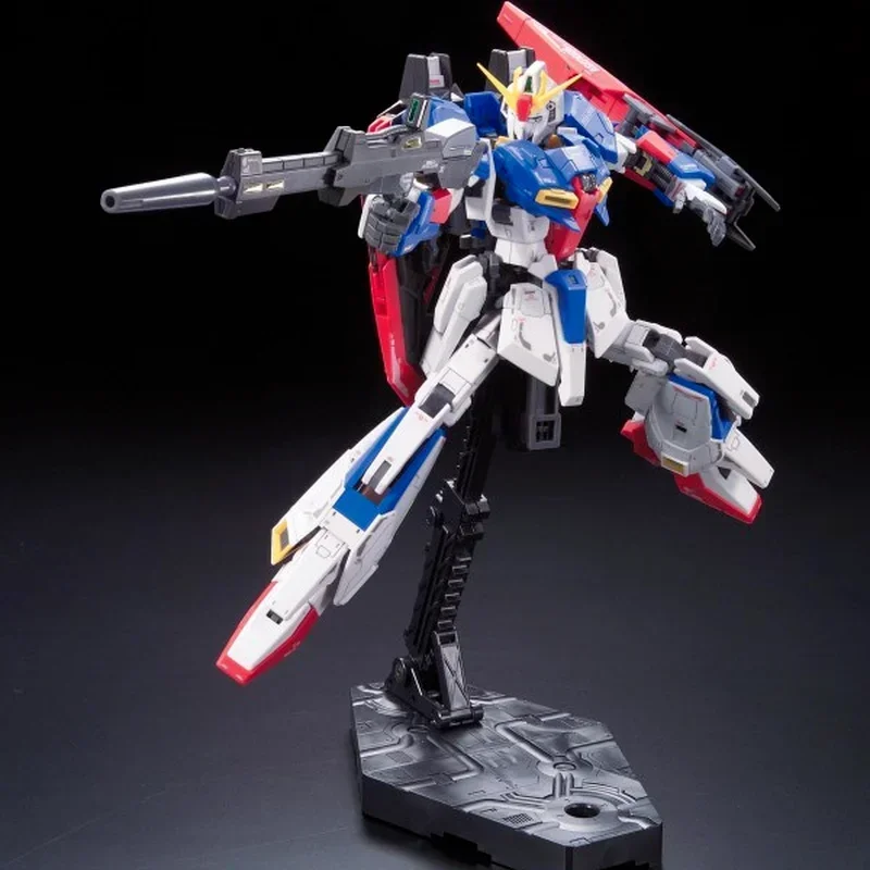 بانداي جاندام أطقم منمذجة أنيمي الشكل RG 10 1/144 MSZ-006 زيتا جاندام حقيقية Gunpla نموذج عمل لعبة الشكل لعب للأطفال