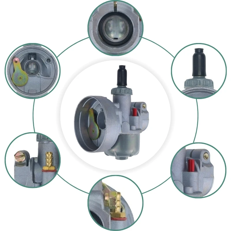 PZ15J دراجة نارية المكربن ل سولو 423 425 2 السكتة الدماغية محرك استبدال الدراجة البخاخ منفاخ Carb