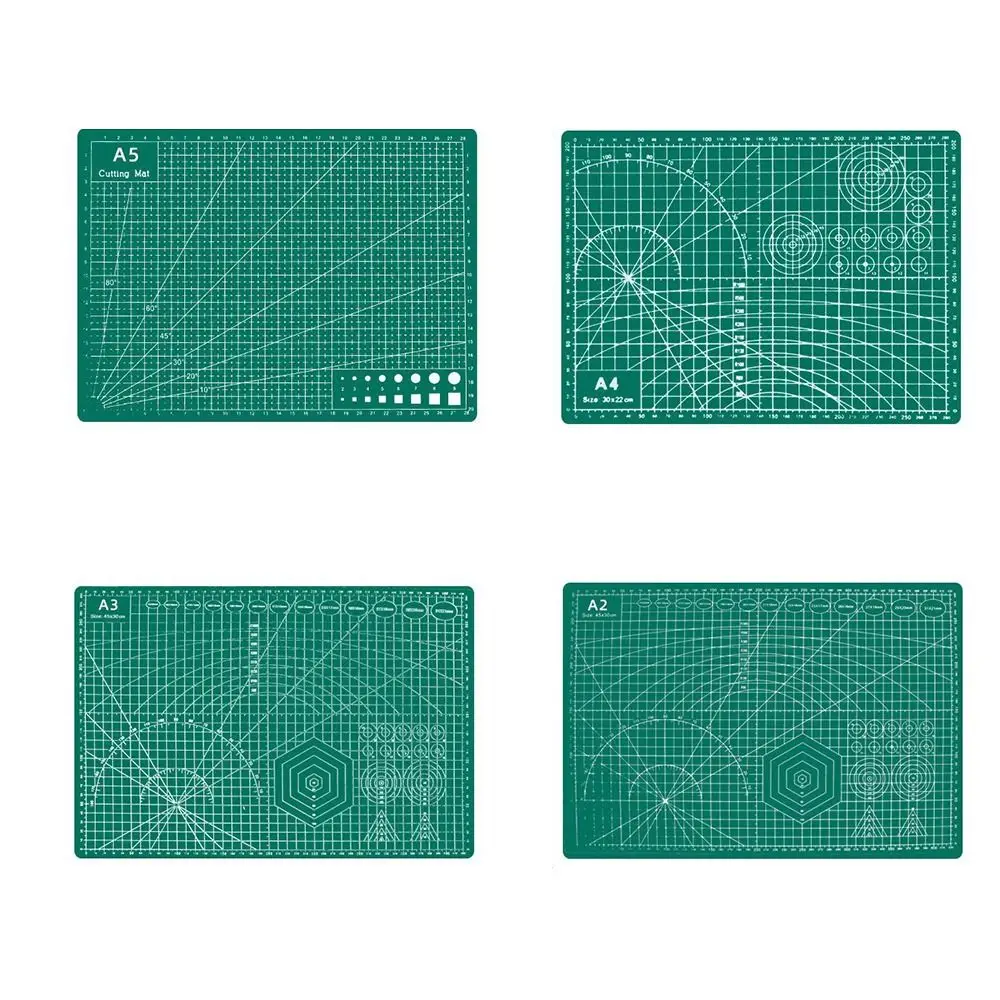 Tampone da taglio per carta in PVC A1/A2/A3/A4/A5/A6 Tagliere per intaglio a doppia faccia Tagliere per linea di griglia autorigenerante Taglio manuale