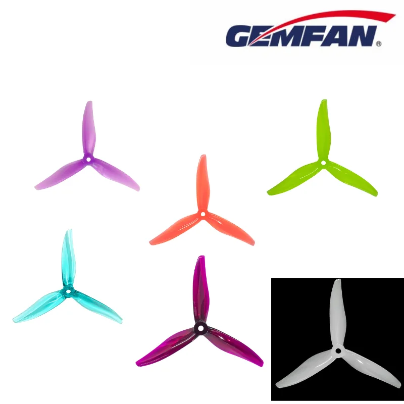

Gemfan 51377 Hurricane MAX Propeller 3 Blade Props PC CW CCW 4 пары/8 шт Multirotor Qrones DIY Parts
