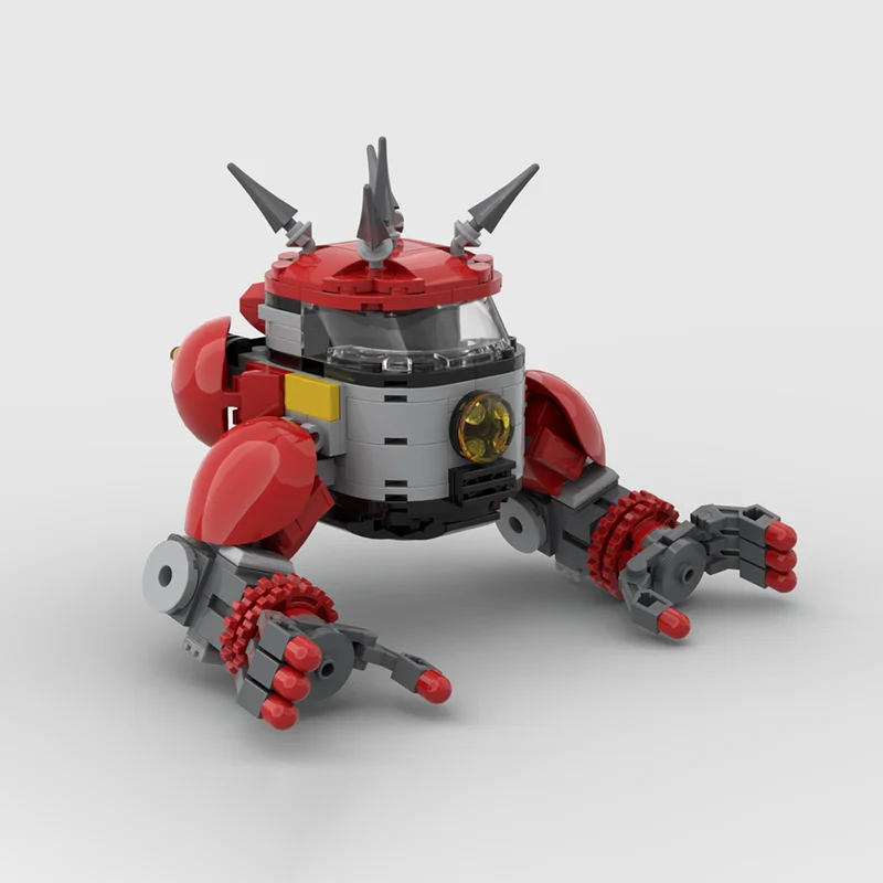 234 قطعة MOC الأسلحة الكبيرة سونيك 3 القنفذ نموذج اللبنات لعبة لتقوم بها بنفسك التعليم الإبداعي الطوب الاطفال هدايا عيد الميلاد عيد الميلاد #5