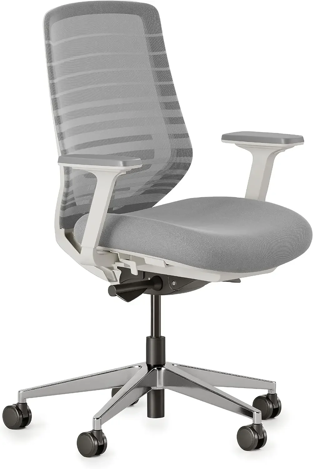 

Ergonomic Chair - A Versatile Desk Chair with Adjustable Lumbar Support, Breathable Mesh Backrest, and Smooth Wheels