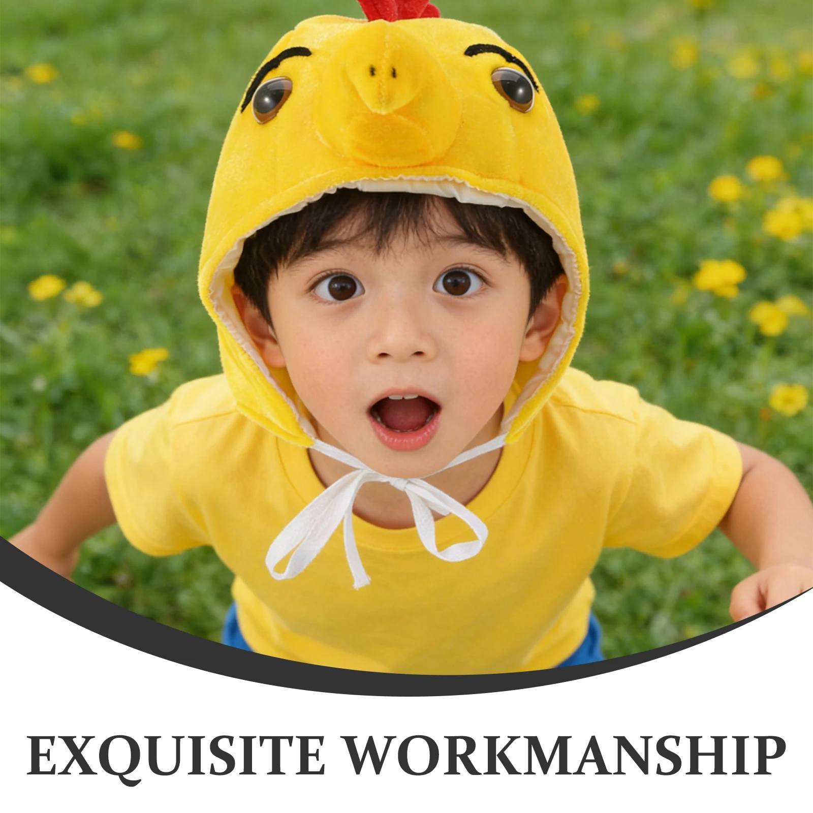 Chicken Hat for Kids and Adults Yellow Little Chick Headband Costume Party Carnival Cosplay Accessory Christmas Dress Up Fun