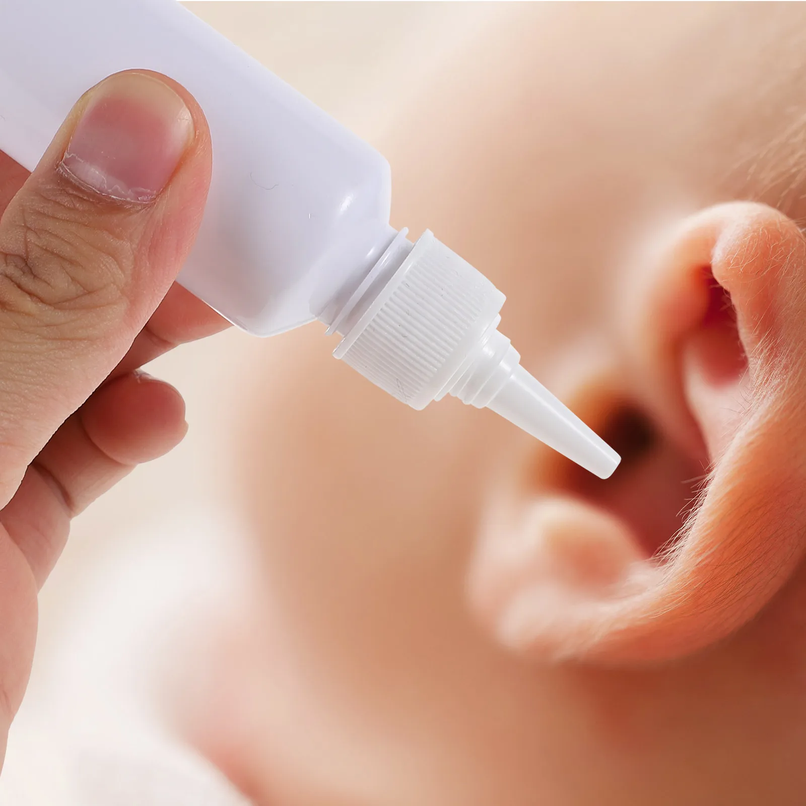 

4pcs Ear Picking Tool Spray Bottle Sub Bottle Cosmetics Squeeze Dropping Refillable Salt Water Storage Container Plastic