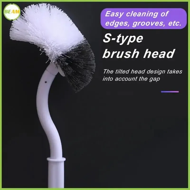 Household Toilet Long Handle Toilet Brush; Toilet Brush; Cleaning Wall-mounted Toilet; No Dead Corner Cleaning Toilet