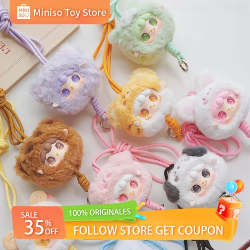 

Genuine Yooki 9th Generation Mini Plush Bear Handmade Toy Girl Backpack Pendant Fashion Blind Box Birthday Gift Doll Plush Toy