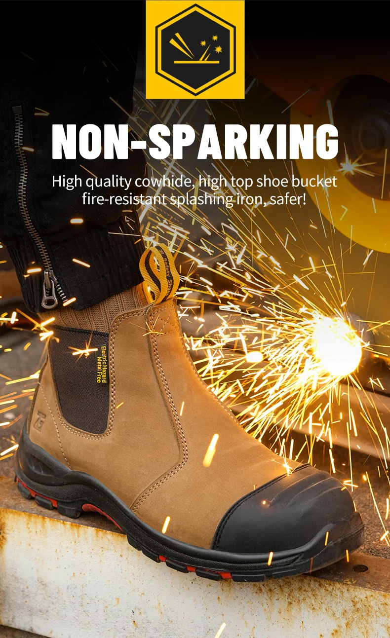 Stivali Da Lavoro Uomo Puntale Acciaio SD-WORK-BOOTS - Antinfortunistici, Antiscivolo, Alti - Foto 2