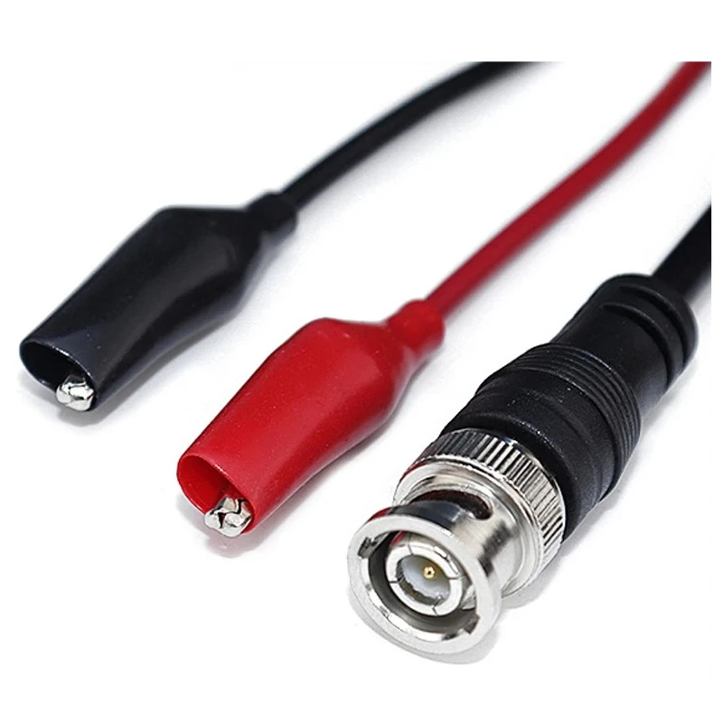 

BNC male to double clip test cable notebook cable Q9 to double clamp monitoring accessories power cord