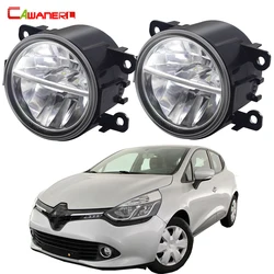 2 X Car LED Fog Light Assembly 30W Fog Daytime Running Lamp DRL For Renault Clio 4/IV 2012 2013 2014 2015 2016 2017 2018 2019