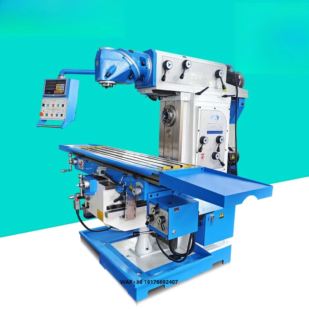 X6436 Universal Vertical Horizontal Swivel Head Milling Machine Heavy Duty High-Accuracy ISO50 Spindle Taper 220V/380V Milling