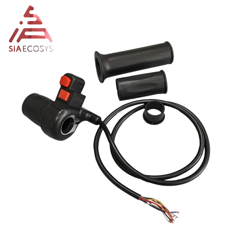 Universal 3-Speed Throttle Control with On/Off Switch Waterproof Electric Scooter Grip for E-Bike & Motorcycle SIAECOSYS