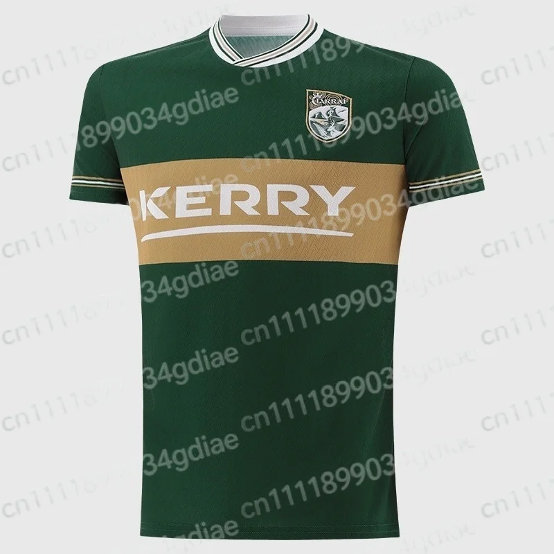 2026 Irland Kerry Fußballtrikot Sommer-Sport-Oversize-T-Shirt Atmungsaktiv Schnelltrocknend Streetwear Kleidung Familienoutfit – Detail 4