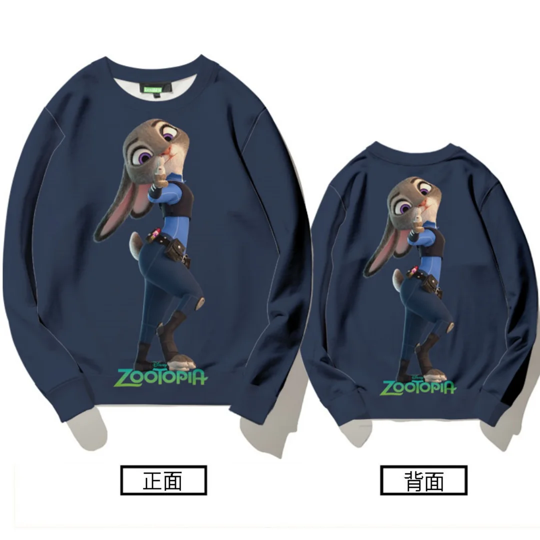 Толстовка с рисунком Зверополис Диснея, 3D принт, осенние модные толстовки для отдыха, детские толстовки Y2K, мужские и женские толстовки