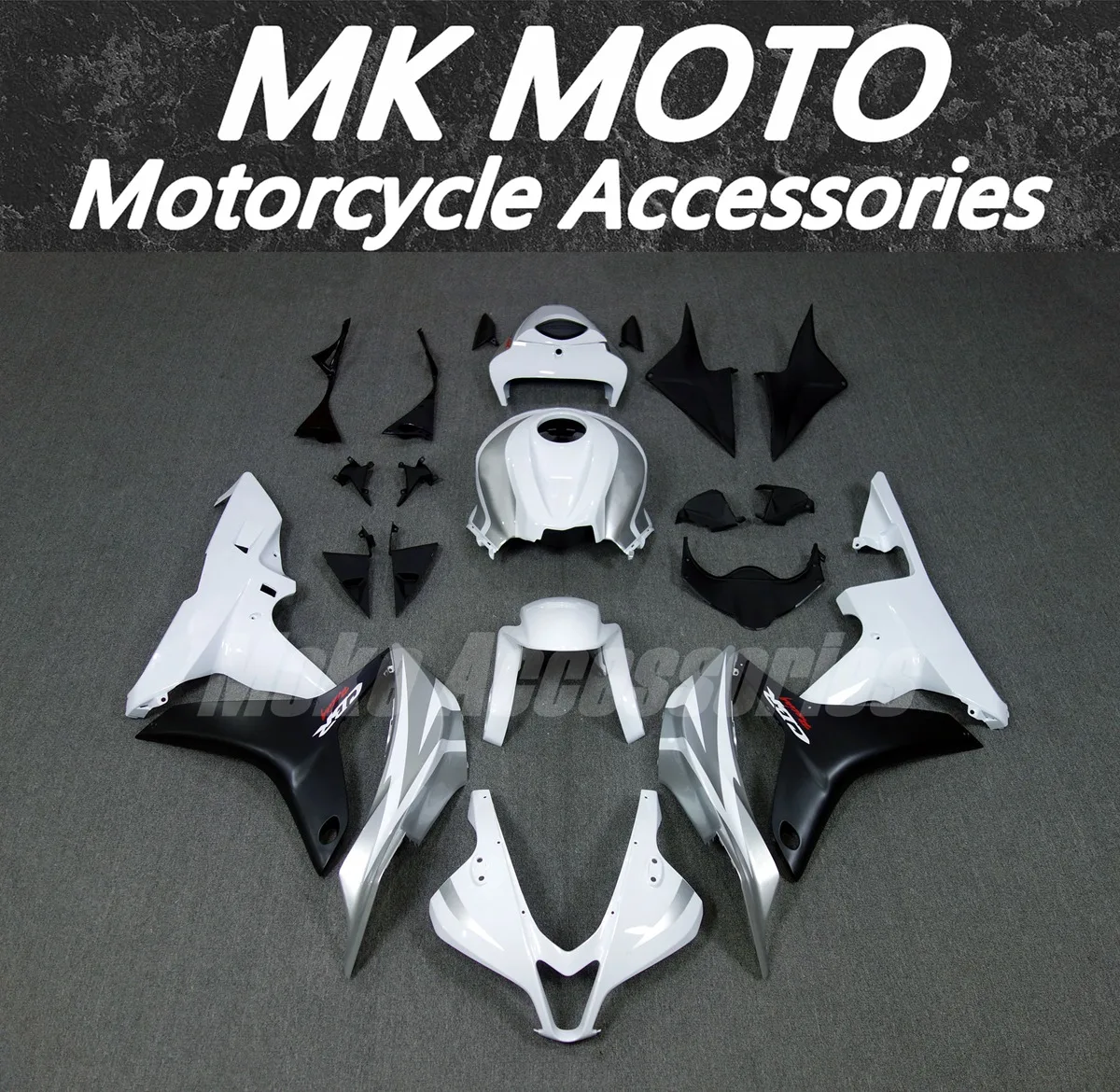 

Motorcycle Fairings Kit Fit FOR CBR600RR 2007-2008 Bodywork set High quality Abs injection White Silver Black