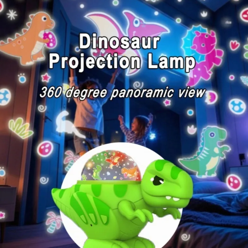 

Dinosaur Projector LED Lights Colorful Panoramic Star Bedroom Night Light for Children Gift Room Party Decoration Lamp