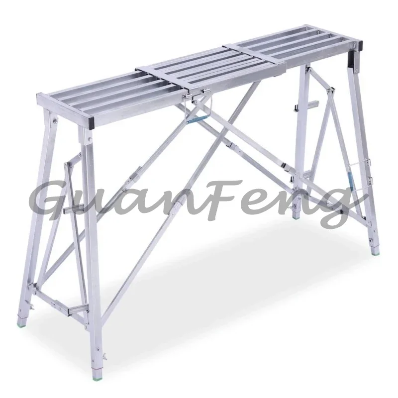 Telescopic stool folding lift thickened scaffold