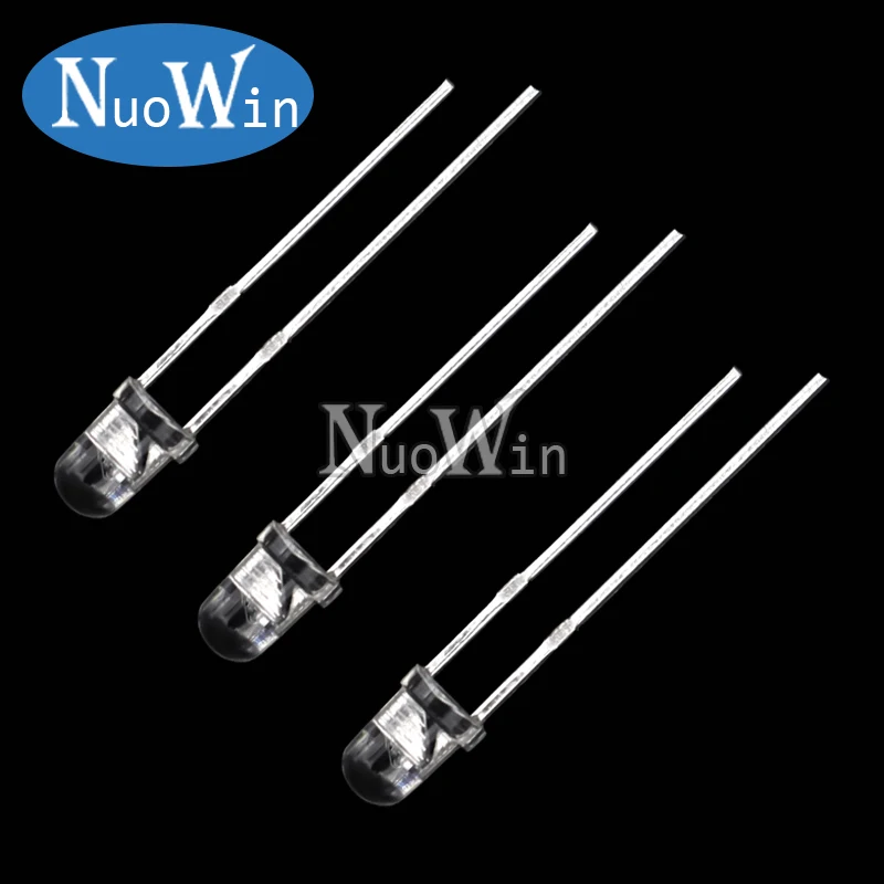 50pcs/lot 3MM Flash Red Blue Bi-Color Light-Emitting-Diode Automatic Flashing LED Control Blinking Diode DIY