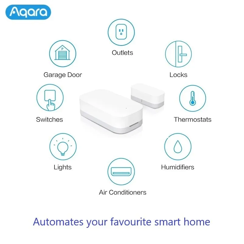 Aqara Door Window Sensor Zigbee Wireless Connection Smart Mini Door Sensors Work With Mijia Gateway Xiaomi Home APP HomeKit