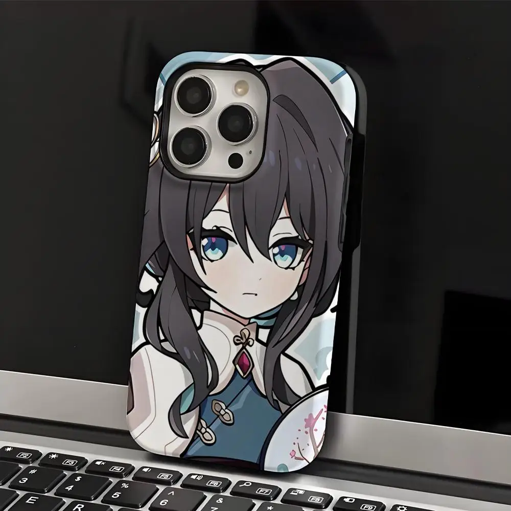 

Honkai Star Rail Game Phone Case INS For IPhone 16 15 14 13 12 11 Pro Max X XR XSMax 7 8 Plus Glossy Film Hard PC Cover